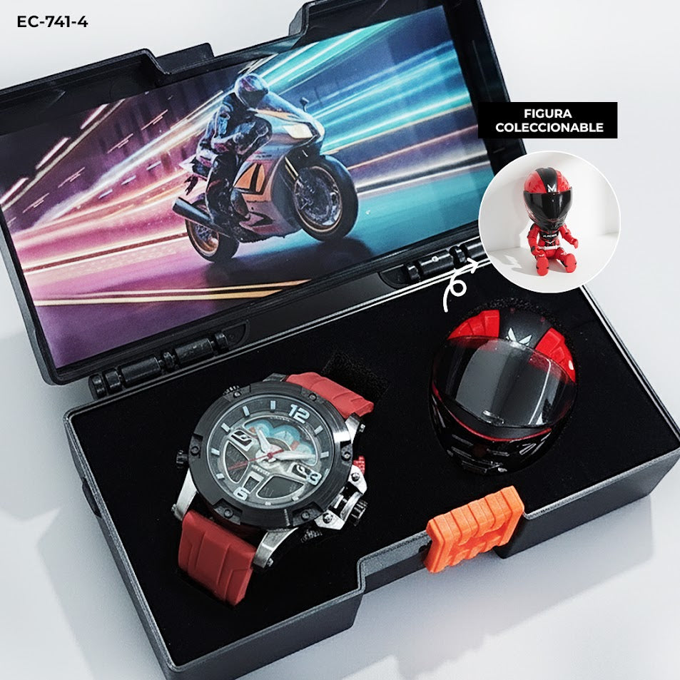RELOJ JOE FOX CON FIGURA COLECCIONABLE