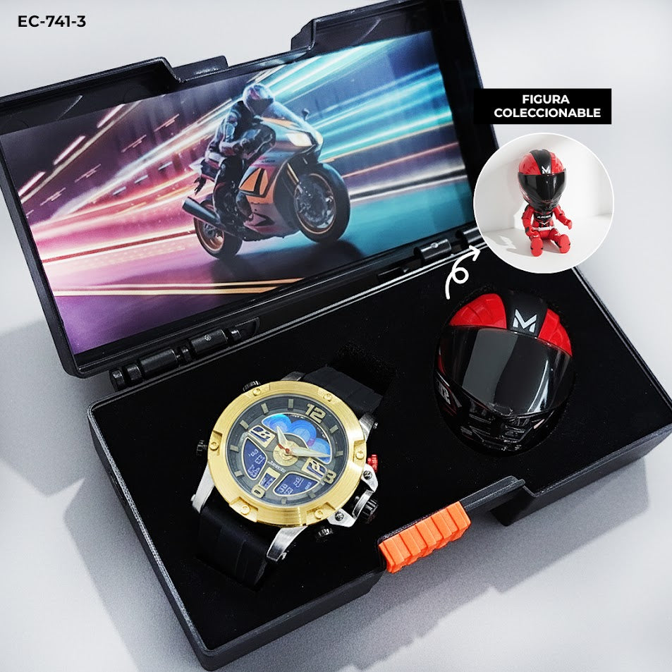 RELOJ JOE FOX CON FIGURA COLECCIONABLE