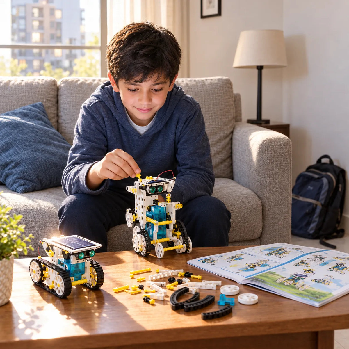 Solar Notes Kit Educativo de Robótica Solar 13 en 1 — Juguete STEM de Construcción ...