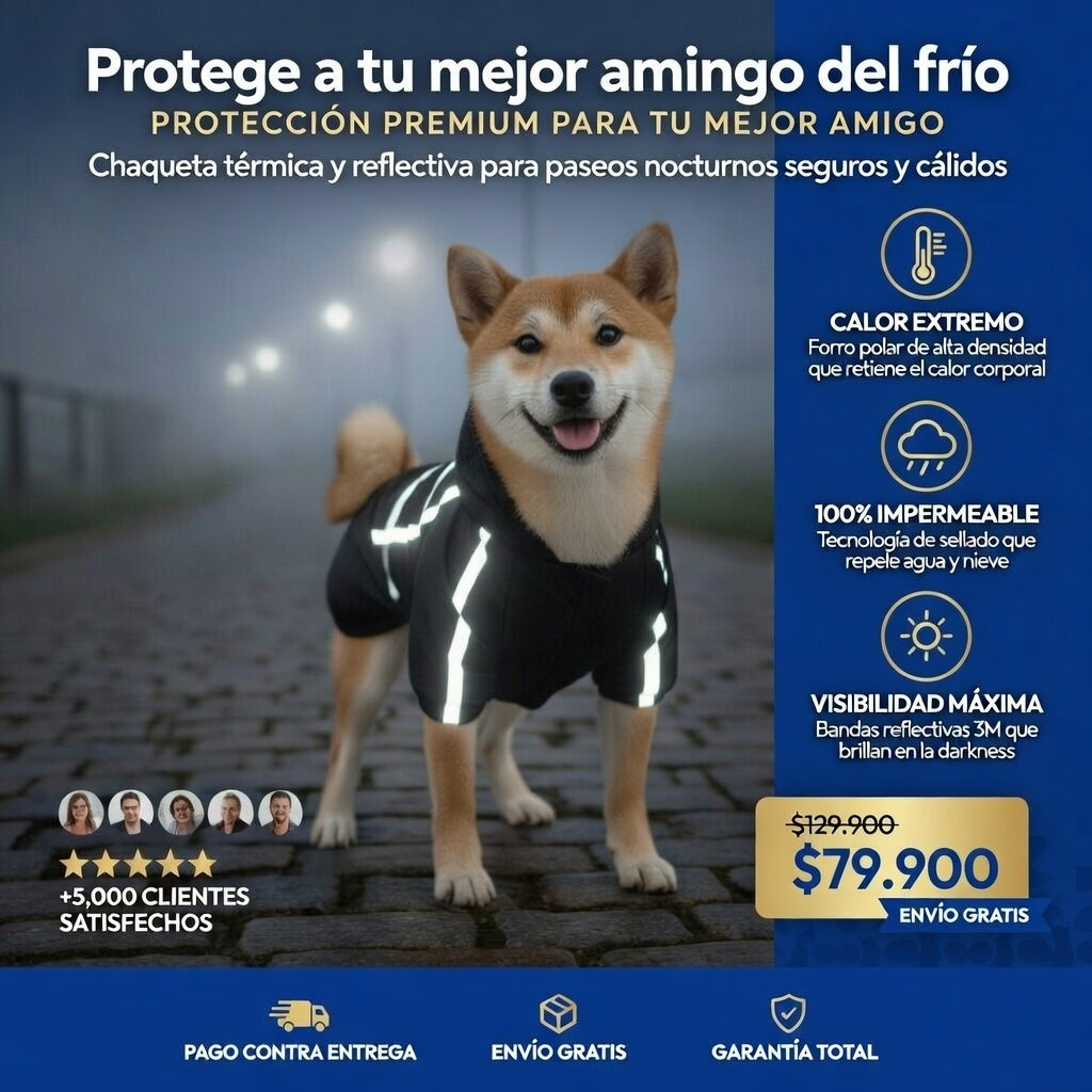 ¡¡¡SUPER OFERTA!!! Chaqueta Térmica Impermeable Para Perros - LLEVA 3 PAGA 2
