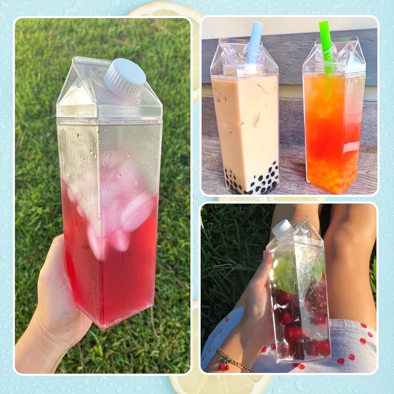 ¡¡JUEGO DE BOTELLAS TRANSPARENTES OFERTA IMPERDIBLE!! PACK X2 - PAGA 3 LLEVA 4